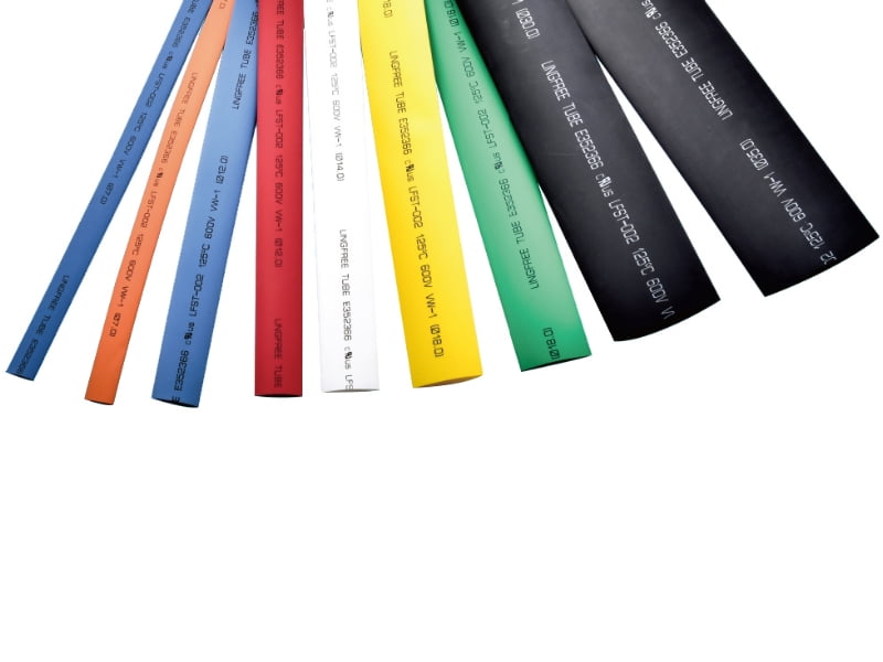 Wide range of applications for UL heat shrink tubing